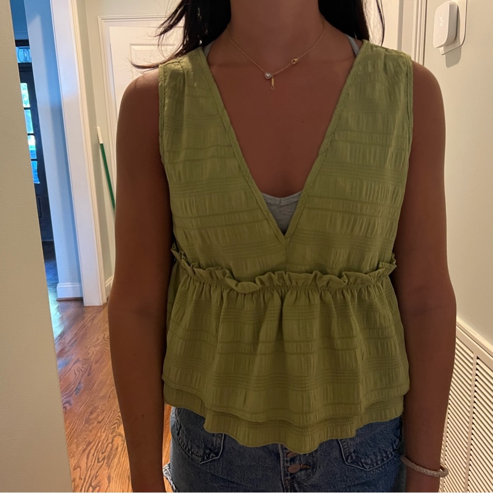 SHEIN BABYDOLL TANK CROP TOP